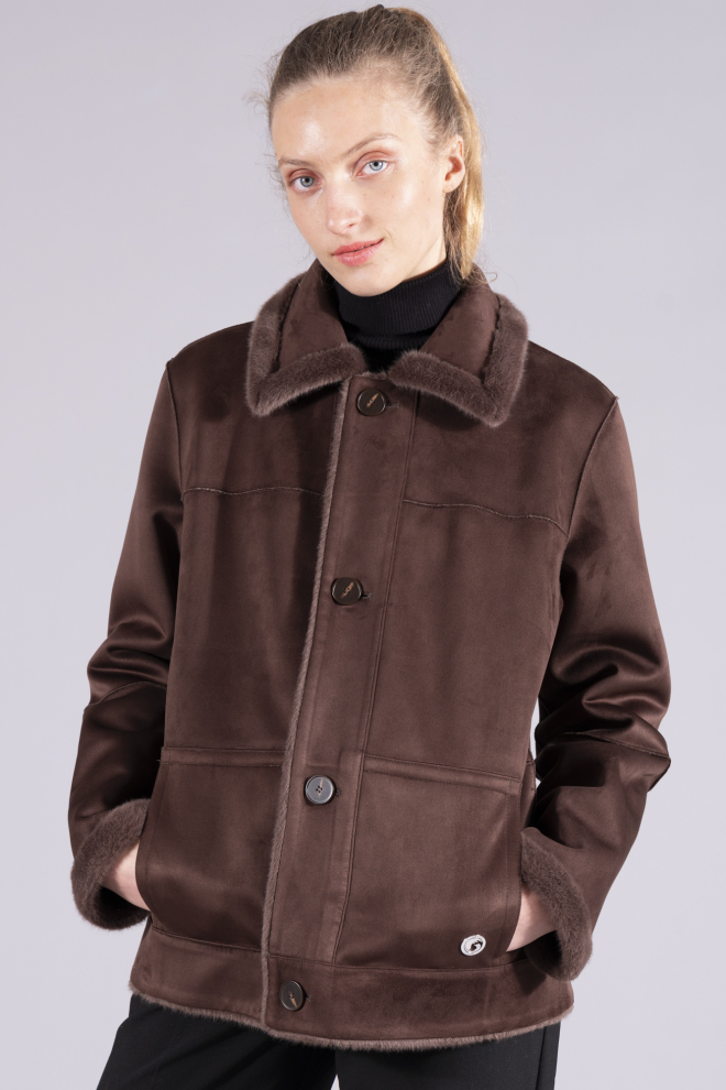 Wendejacke Lambskin-Bonding